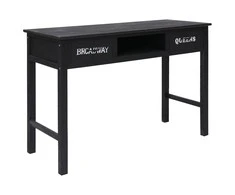 Konsolinis staliukas, juodos spalvos, 110x45x76cm, mediena