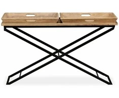 Konsolinis staliukas, mango mediena, 130x40x80cm