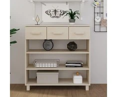 Konsolinis staliukas HAMAR, medaus rudas, 90x35x90cm, pušis