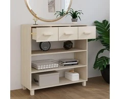 Konsolinis staliukas HAMAR, medaus rudas, 90x35x90cm, pušis