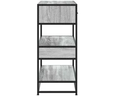 Konsolinis staliukas, pilka sonoma, 90x35x80cm, mediena