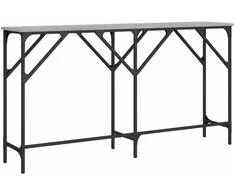 Konsolinis staliukas, pilkas ąžuolo, 140x29x75cm, mediena