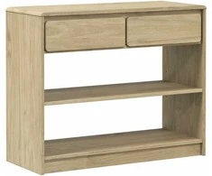 Konsolinis staliukas SAUDA, ąžuolo, 89,5x36,5x73cm, pušis