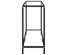 Konsolinis staliukas, skaidrus, 100x35x75cm, grūdintas stiklas