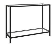 Konsolinis staliukas, skaidrus, 100x35x75cm, grūdintas stiklas