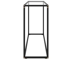Konsolinis staliukas, skaidrus, 120x35x75cm, grūdintas stiklas