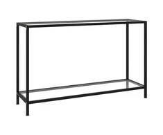 Konsolinis staliukas, skaidrus, 120x35x75cm, grūdintas stiklas