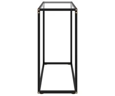 Konsolinis staliukas, skaidrus, 80x35x75cm, grūdintas stiklas