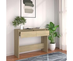 Konsolinis staliukas, ąžuolo, 100x35x76,5cm, apdirbta mediena