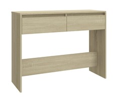 Konsolinis staliukas, ąžuolo, 100x35x76,5cm, apdirbta mediena