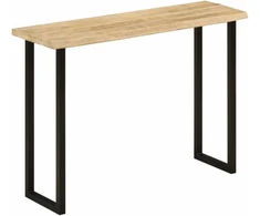 Konsolinis staliukas su gyvu kraštu, 105x33x76cm, mango mediena