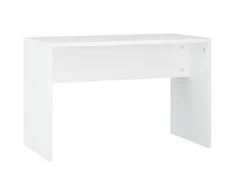 Kosmetinio staliuko komplektas su LED, baltas, apdirbta mediena
