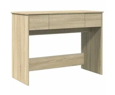 Kosmetinis staliukas su veidrodžiu, ąžuolo, 100x45x76cm