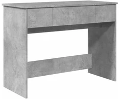 Kosmetinis staliukas su veidrodžiu, betono, 100x45x76cm