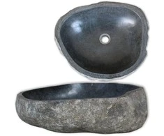 Praustuvas, (29-38)x(24-31)cm, upės akmuo, ovalo formos