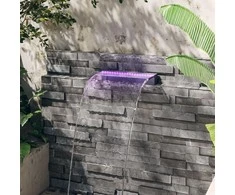 Krioklys su įvairių spalvų LED lemputėmis, 45cm, akrilas