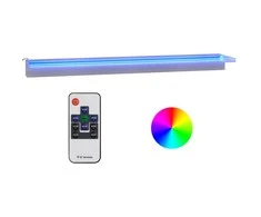 Krioklys su įvairių spalvų LED lemputėmis, 108cm, plienas