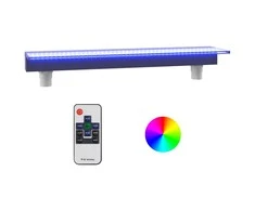 Krioklys su įvairių spalvų LED lemputėmis, 90cm, akrilas