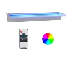 Krioklys su įvairių spalvų LED lemputėmis, 60cm, plienas