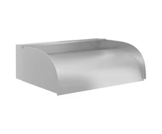 Krioklys su LED lemputėmis, 45x34x14cm, nerūdijantis plienas