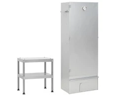 Krosnis-rūkykla su stalu, galvanizuotas plienas