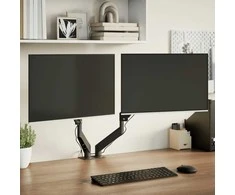 Laikiklis Dviguba monitoriaus rankena max 27 colių ekranui 75/100mm, 20kg