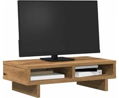 Laikiklis Monitoriaus stovas, artisano ąžuolo, 50x27x15cm, mediena