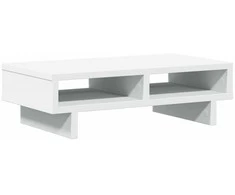 Laikiklis Monitoriaus stovas, baltas, 50x27x15cm, apdirbta mediena