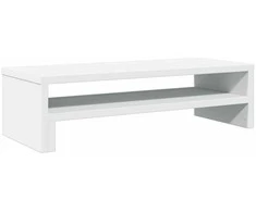 Laikiklis Monitoriaus stovas, baltas, 54x22x15cm, apdirbta mediena