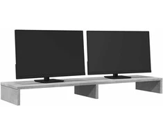 Laikiklis Monitoriaus stovas, betono, 100x27x10cm, apdirbta mediena