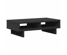 Laikiklis Monitoriaus stovas, juodas, 50x27x15cm, apdirbta mediena