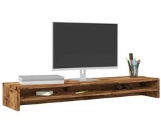 Laikiklis Monitoriaus stovas, sendintos medienos, 100x24x13 cm, MDP