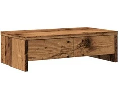 Laikiklis Monitoriaus stovas su stalčiais, medienos, 50x27x15cm, mediena