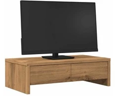 Laikiklis Monitoriaus stovas su stalčiais, artisano, 50x27x15cm, mediena