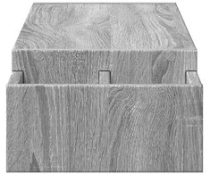 Laikiklis Monitoriaus stovas su vieta daiktams, pilkas, 100x27x15cm