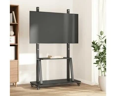 Laikiklis TV stovas ant ratukų 32-90 colių ekranui, 800x600mm, 100kg