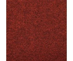 Laiptų kilimėliai, 15vnt., raudonos spalvos, 65x21x4 cm