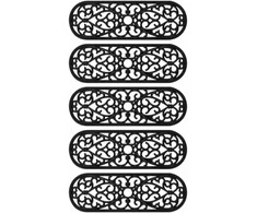 Laiptų pakopos, 5vnt., 25x75cm, guma