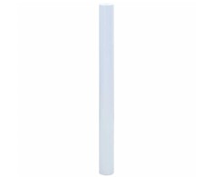 Langų plėvelė, skaidri balta, 45x1000cm, PVC, statinė, matinė