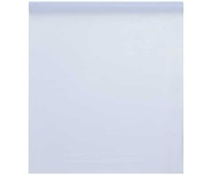 Langų plėvelė, skaidri balta, 45x1000cm, PVC, statinė, matinė