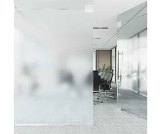 Langų plėvelė, skaidri pilka, 90x2000cm, PVC, statinė, matinė
