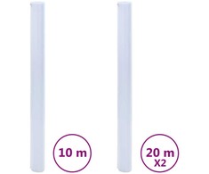 Langų plėvelės, 3vnt., skaidri pilka, PVC, statinė, matinė