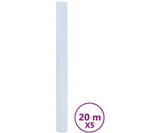 Langų plėvelės, 5vnt., skaidri balta, PVC, statinė, matinė