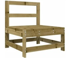 Lauko baldų komplektas Sodo poilsio baldų komplektas, 5 dalių, impregnuota pušis