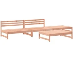 Lauko baldų komplektas Sodo poilsio baldų komplektas, 4 dalių, douglas eglės masyvas