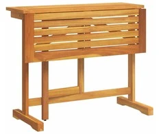 Lauko baldų komplektas Sulankstomas valgomojo komplektas, 3 dalių, akacijos masyvas