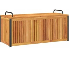 Lauko dėžė pagalvėlėms, 110x45x42/53cm, akacija ir plienas