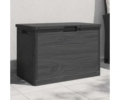 Lauko dėžė pagalvėlėms, antracito, 77,5x44,5x53cm, PP