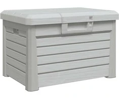 Lauko dėžė pagalvėlėms, pilka, 73x50,5x46,5cm, PP