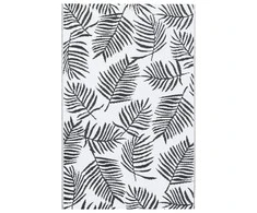 Lauko kilimas, baltos ir juodos spalvos, 190x290cm, PP